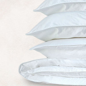 Paulette Maray Signature Bedding Collection – Luxury Long-Staple Bedding in Snow White