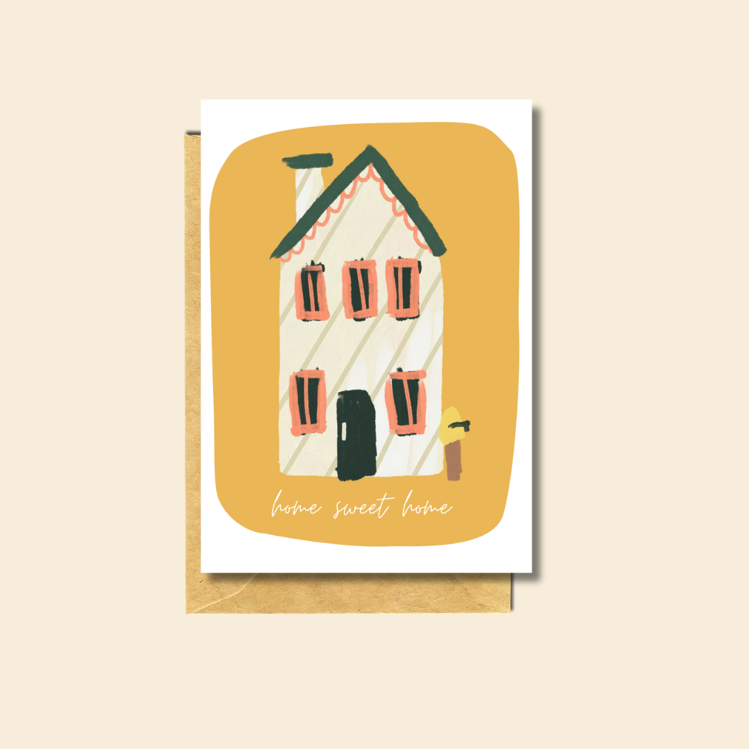 Pärdē Press - Home Sweet Home - Blank Greeting Card