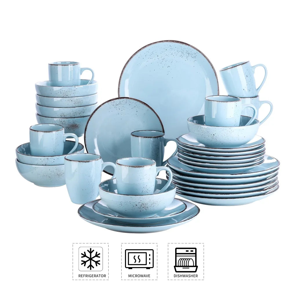 VANCASSO Navia Oceano Blue Dinnerware