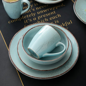 VANCASSO Navia Oceano Blue Dinnerware