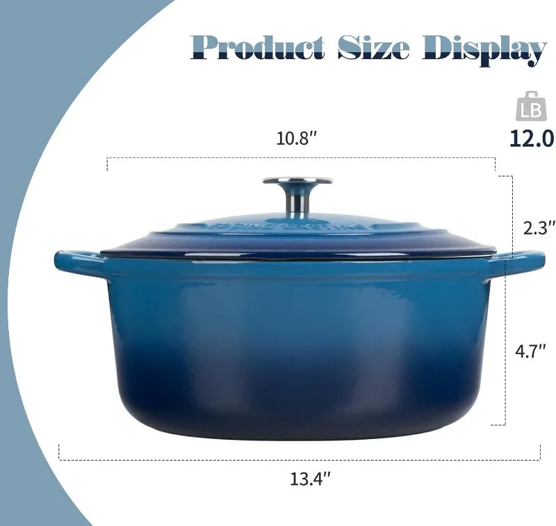 Edging Two-Toned Dutch Oven in 4 Colors