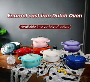 Edging Two-Toned Dutch Oven in 4 Colors