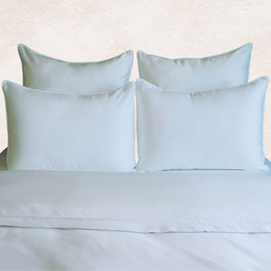 Paulette Maray Queen Polished Bed Bundle – Luxury Long-Staple Bedding in Snow White